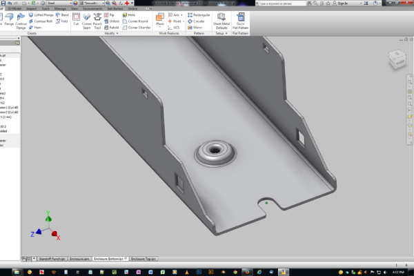 Inventor-Advanced-–-Sheet-Metal-Design
